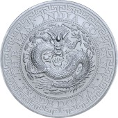 Серебряная монета 1oz Торговый доллар Китая 1 фунт стерлингов 2019 Остров Святой Елены
