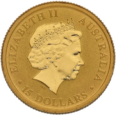 Золота монета 1/10oz Кенгуру 15 доларів 2011 Австралія