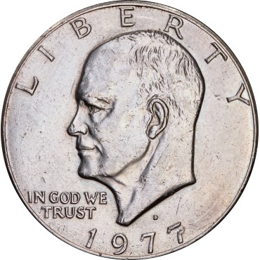 Монета Доллар Эйзенхауэра 1 доллар 1977 США