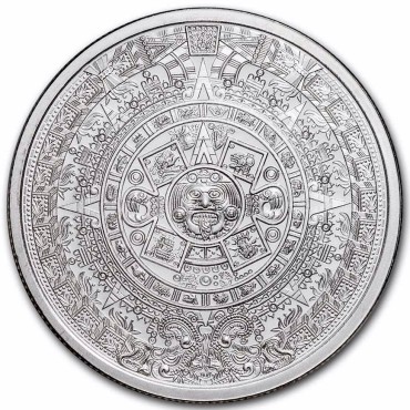 Срібний раунд 1/2oz Календар Ацтеків США