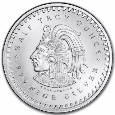 Срібний раунд 1/2oz Календар Ацтеків США