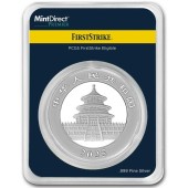 Срібна монета 30g Китайська Панда 10 юань 2025 Китай (MintDirect® Premier + PCGS FS®)