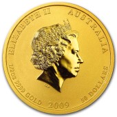 Золота монета 1/2oz Рік Бика 50 доларів 2009 Австралія