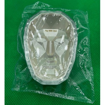 Серебряный раунд 2oz Маска Южная Корея
