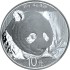 Серебряная монета 30g Китайская Панда 10 юань 2018 Китай
