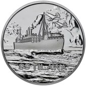 Серебряный раунд 1/2oz Кораблекрушения SS Tilawa: Путешествие 2024 США