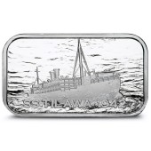 Серебряный раунд 1oz Кораблекрушения SS Tilawa 2024 США