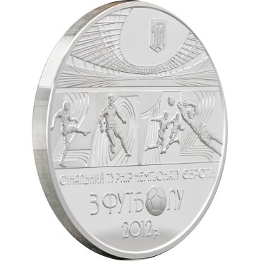 Срібна монета 2oz Фінальний Турнір Чемпіонату Європи з Футболу 2012 20 гривень 2012 Україна