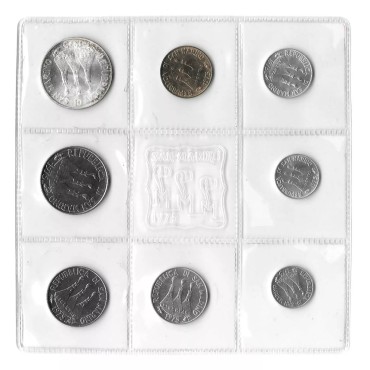 Набор монет (8шт.) 1975 Сан-Марино (UNC)