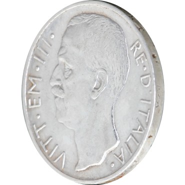 Серебряная монета 10 лир 1927 Италия