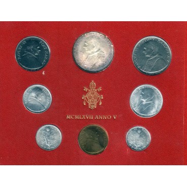 Набор монет (8шт.) 1967 Ватикан (UNC)