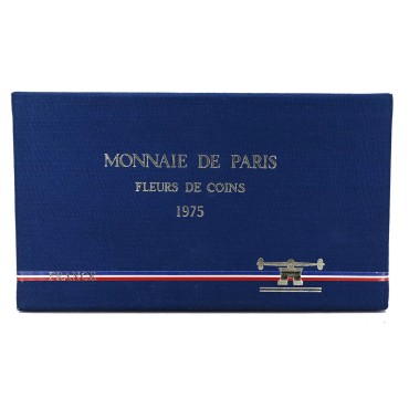 Набор монет (9шт.) 1975 Франция (UNC)