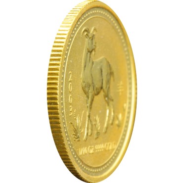 Золота монета 1/10oz Рік Кози 15 доларів 2003 Австралія