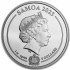 Серебряная монета 1oz Зеленый Фонарь 5 долларов 2023 Самоа (цветная)