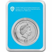 Серебряная монета 1oz Даффи Дак 5 долларов 2022 Самоа (цветная)