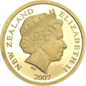 Золотая монета 1/25oz Международный Полярный Год 1 доллар Новая Зеландия 2007