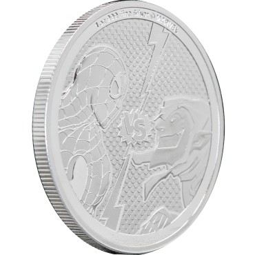 Срібна монета 1oz Людина-Павук проти Зеленого Гобліна 2 долари 2024 Ніуе