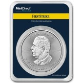 Серебряная монета 1oz Кленовый Лист 5 долларов 2025 Канада (MintDirect® Premier + PCGS FS®)