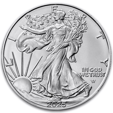 Срібна монета 1oz Американський Орел 1 долар 2025 США (MD Premier + PCGS FirstStrike®)