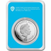 Серебряная монета 1oz Твити 5 долларов 2023 Самоа (цветная)