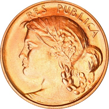 Золота монета Громадська Власність 5 скудо 1976 Сан-Марино