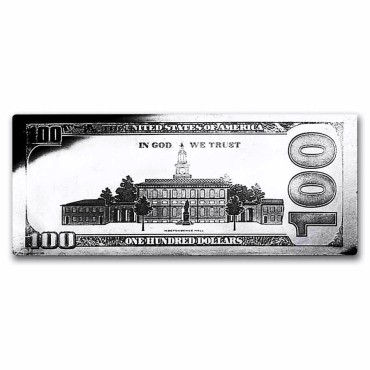 Серебряная банкнота 4oz "100 долларов" 2025 США