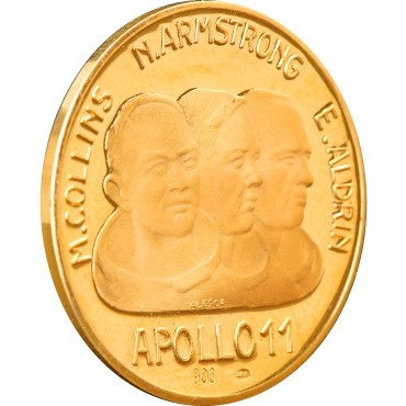 Золотая медаль Аполлон-11 1969 Италия