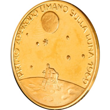 Золотая медаль Аполлон-11 1969 Италия