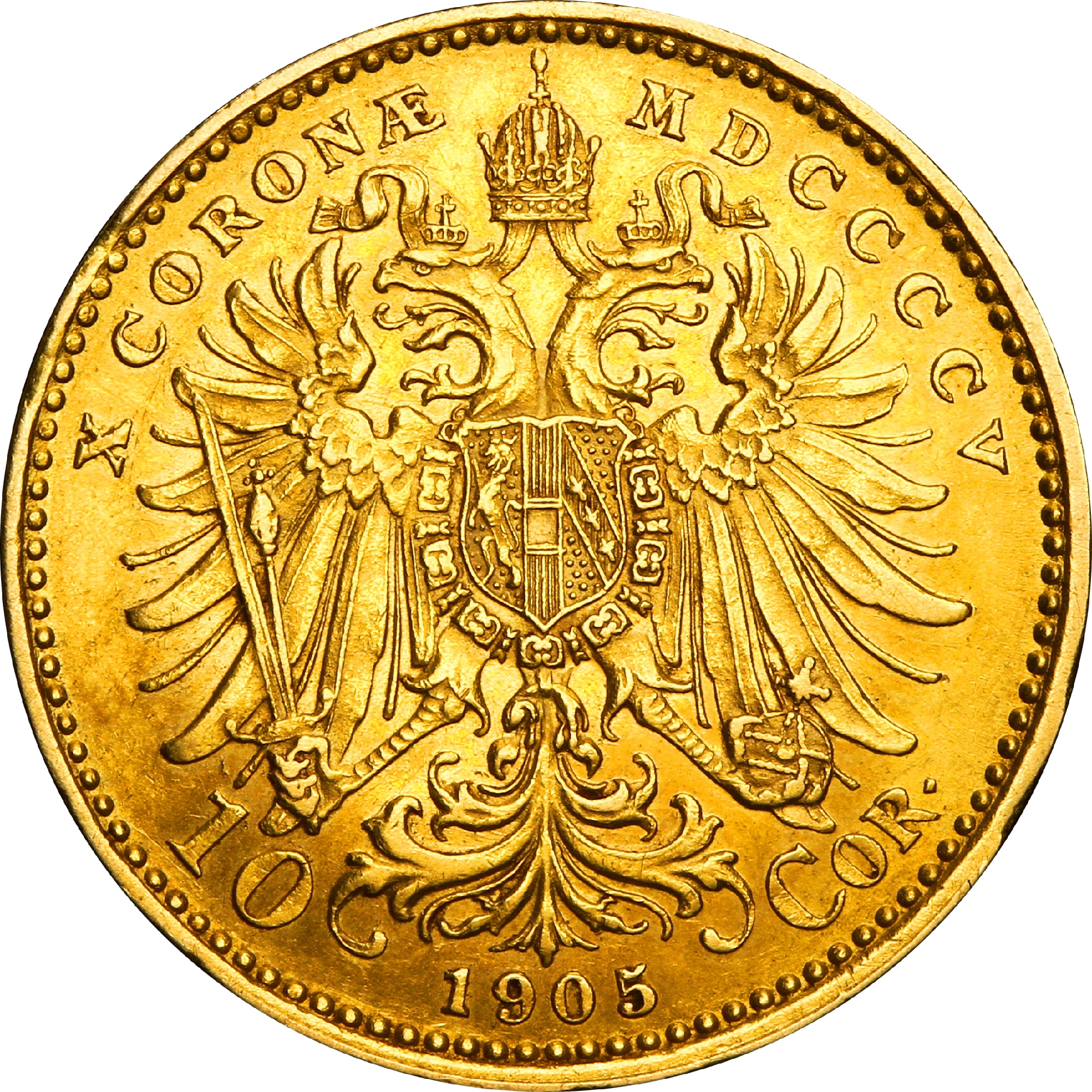 Купити-Золота монета 10 Крон 1905 Австрія у Києві з доставкою по